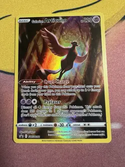 Pokemon TCG Galarian Articuno Sword & Shield SWSH282 Black Star Promo NM - Image 1