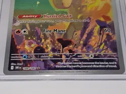 Rapidash 189/182 Illustration Rare SV10 Destined Rivals Pokemon TCG Card - Image 2
