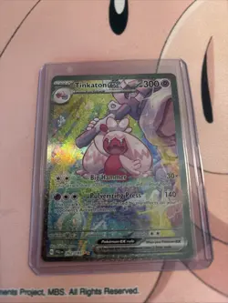 Pokemon TCG Tinkaton EX Scarlet & Violet Paldea Evolved Holo Card 262/193 - Image 1