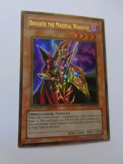 Breaker the Magical Warrior GLD1-EN014 (Gold Rare, Limited, Lightly Played / LP) - Image 1