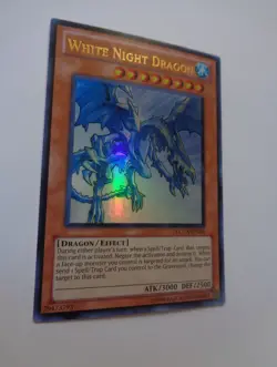 White Night Dragon LCGX-EN205 (Ultra Rare, Unlimited, Excellent / VLP) Yugioh - Image 1