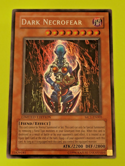 Yu-Gi-Oh Dark Necrofear Limited Edition Secret Rare MC1-EN005 Played - Image 1