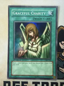 Graceful Charity - SDP-40 - Super Rare - 1st Edition - Yugioh NM - Image 3