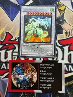 Yugioh Shooting Star Dragon STBL-EN040 1st Edition Ghost Rare NM/LP - Image 1