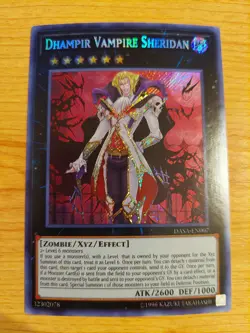 Dhampir Vampire Sheridan - DASA-EN007 - Near Mint NM - Secret Rare - Unlimited - Image 1