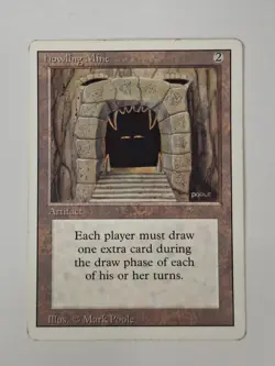 Howling Mine Revised Edition MTG Regular Moderately Played MP B BB - Image 1