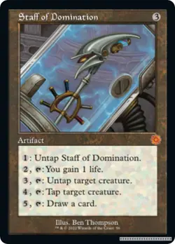 Staff of Domination [BRR - 56] - LP [Normal] TCG MTG - Image 1