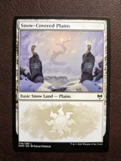Snow-covered Plains - Magic The Gathering MTG Collectible Card game - Image 1