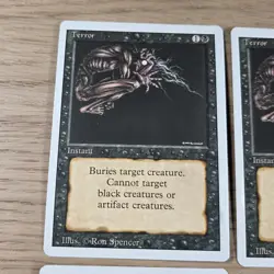 Terror Revised x4 Playset Magic the Gathering MTG TCG Card LP/NM - Image 4