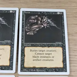 Terror Revised x4 Playset Magic the Gathering MTG TCG Card LP/NM - Image 5