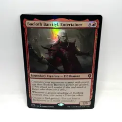 Baeloth Barrityl, Entertainer Foil MTG Baldurs Gate Commander Legends Magic - Image 1