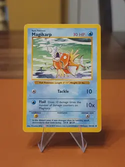 Magikarp - 35/102 - Pokemon Base Set (Shadowless) DMG CREASED - Image 1