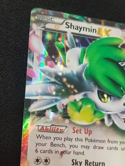 Pokemon Shaymin EX Holo Rare Roaring Skies 77/108 2015 Basic Card - Image 5