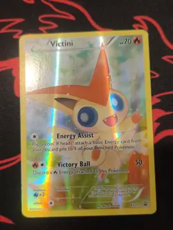 Victini XY117 Holo Full Art Pokemon TCG XY Black Star Promo 2016 - Image 1