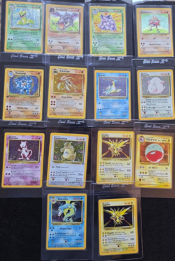 Vintage Rare Holo Pokemon Card Lot WOTC 1999 Base Set, Jungle, Fossil - NM/LP 14 - Image 1