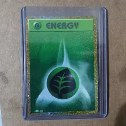 Grass Energy Reverse Holo League Promo 2002 Pokemon card NM - Image 2