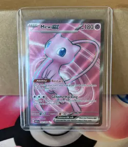 Pokemon Mew EX TCG Scarlet & Violet Holo Ultra Rare Card 193/165 NM Condition - Image 1