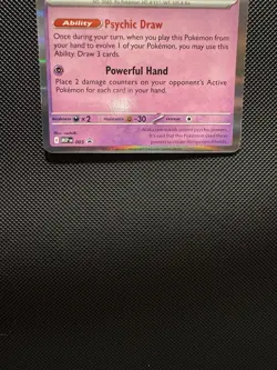 Pokemon TCG Alakazam (Prerelease) 003 MEP Mega Evolution Promo Stamped Near Mint - Image 4