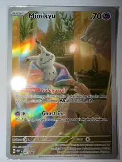 Mimikyu Pokemon TCG 075 Black Star Promo Card Sealed - Image 1