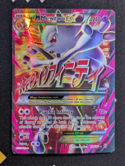 M Mewtwo EX 160/162 XY - BREAKthrough Pokemon MP Holo - Image 1