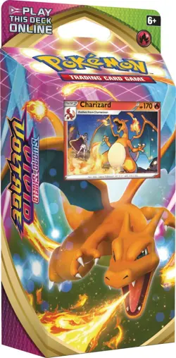 Pokemon Tcg Vivid Voltage Cracked Ice Charizard Deck Sword Shield - Image 1