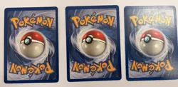 Pokemon TCG Base Set Card Lot 3 Vintage Hitmonlee Hitmonchan Poliwrath - Image 2