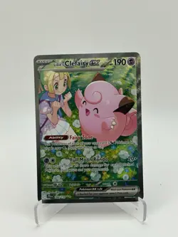 Pokemon Cards Lillie's Clefairy ex 184/159 Journey Together - Image 1