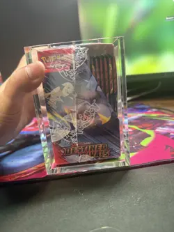 Pokemon TCG Destined Rivals Booster Box Sealed, English edition with acrylic - Image 2
