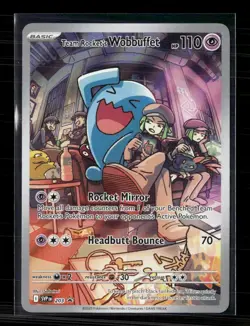 Pokemon 2025 Scarlet & Violet Promos Team Rocket's Wobbuffet #SVP EN 203 - Image 1