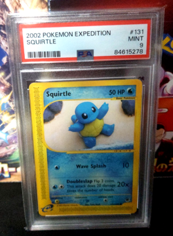 2002 Pokemon Expedition Squirtle #131 Mint PSA 9 - Image 1