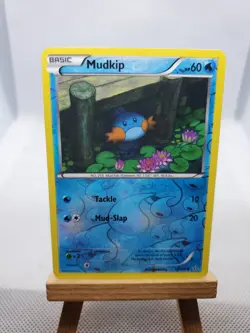 Pokemon TCG Card 2015 Primal Clash - Mudkip 33/160 Reverse Holo - Image 1
