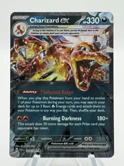 2024 Pokemon SV Paldean Fates PAF EN Charizard ex #054/091 - Image 1