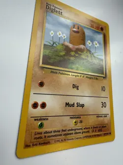 Pokemon TCG - Diglett - 47/102 - Unlimited Base Set - LP Common (1999) - Image 2