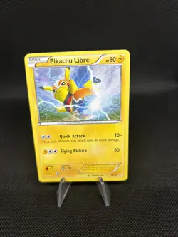 Pokemon TCG Pikachu Libre 30/30 XY Trainer Kit Holo Promo Basic 80 HP 2016 - Image 1