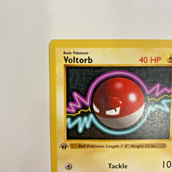 Voltorb 67/102 1st Edition Shadowless Base Set Regular MP - Pokemon Card - Image 4