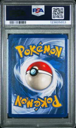 1999 POKEMON FOSSIL #4 DRAGONITE-HOLO PSA 7 - Image 2