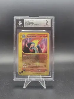 Pokemon Typhlosion Expedition Reverse Holo Rare #65 PSA 9 Mint - Image 1
