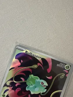 Pokemon Bulbasaur ME01 Mega Evolution 133/132 Full Art Holo Secret Rare 80HP - Image 1