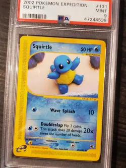 Psa 9 Squirtle 131/165 + Psa 8 Mewtwo 56/165 2002 Pokemon Expedition Slabs - Image 3