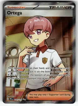 Ortega 141/131 SV: Prismatic Evolutions NM Pokemon Card TCG - Image 1