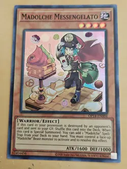 Madolche Messengelato OP14-EN004 Super Rare NM Yu-Gi-Oh! - Image 1