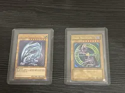 Yu-Gi-Oh Tcg Blue-Eyes White Dragon CT13-EN008 & Dark Magician SDY-006 - Image 1