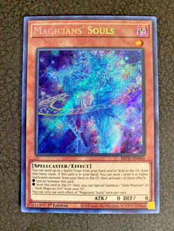 Magicians' Souls BROL-EN066 Secret Rare 1st Edition LP Yu-Gi-Oh Card - Image 1