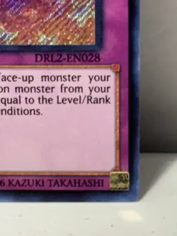 Toon Mask DRL2-EN028 1st Edition Secret Rare LP Yugioh TCG - Image 4