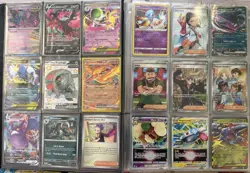Pokemon Card Mega Collection Bulk Folder Bundle/Lot + Binder Radiant, Trainer Ex - Image 2