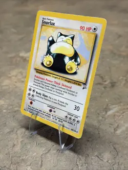 🔥 Snorlax 30/130 Vintage Non-Holo MP | Base Set 2 Pokemon Card - Image 2