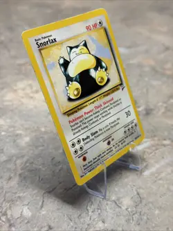 🔥 Snorlax 30/130 Vintage Non-Holo MP | Base Set 2 Pokemon Card - Image 3