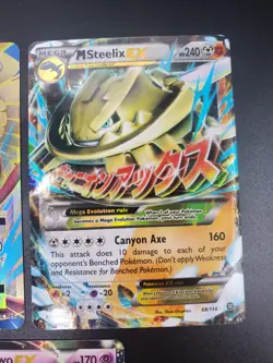 Pokemon EX Cards Lot of 5 - M Mewtwo, Mewtwo, M Pidgeot, Steelix, M Steelix - Image 4