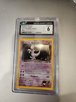 Pokemon TCG Rockets Mewtwo Gym Challenge Holo Card 14/132 - Image 1
