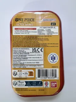 One Piece TCG Card Game - Mini Tin Vol.2 English 2 Packs Of OP 13 Luffy Art - Image 2